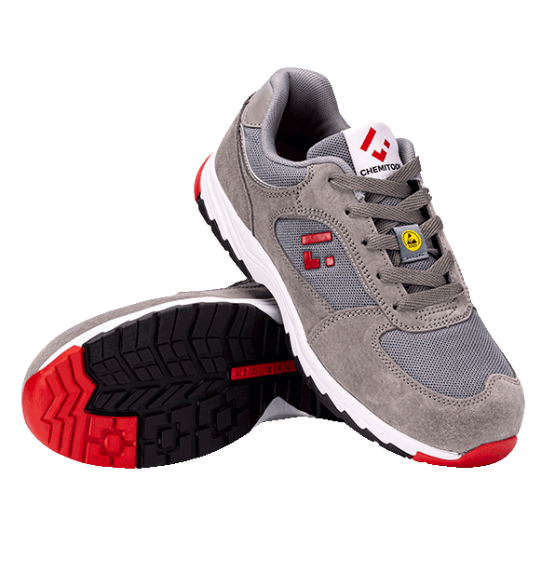 SAPATO SEGURANÇA DESPORTIVO DAYTONA CAMURÇA E MESH CINZA S3 HRO ESD #43