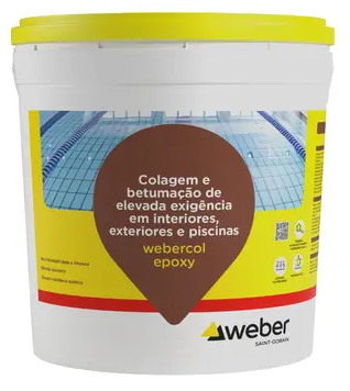 webercol epoxy branco 10kg