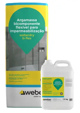weberdry b-flex Cinza 30kg (A+B)